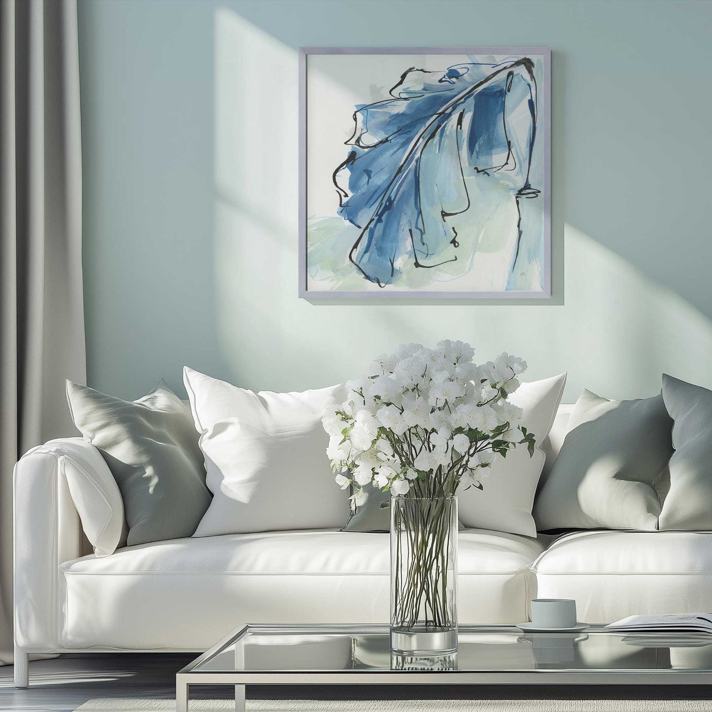 Picture of art in a room