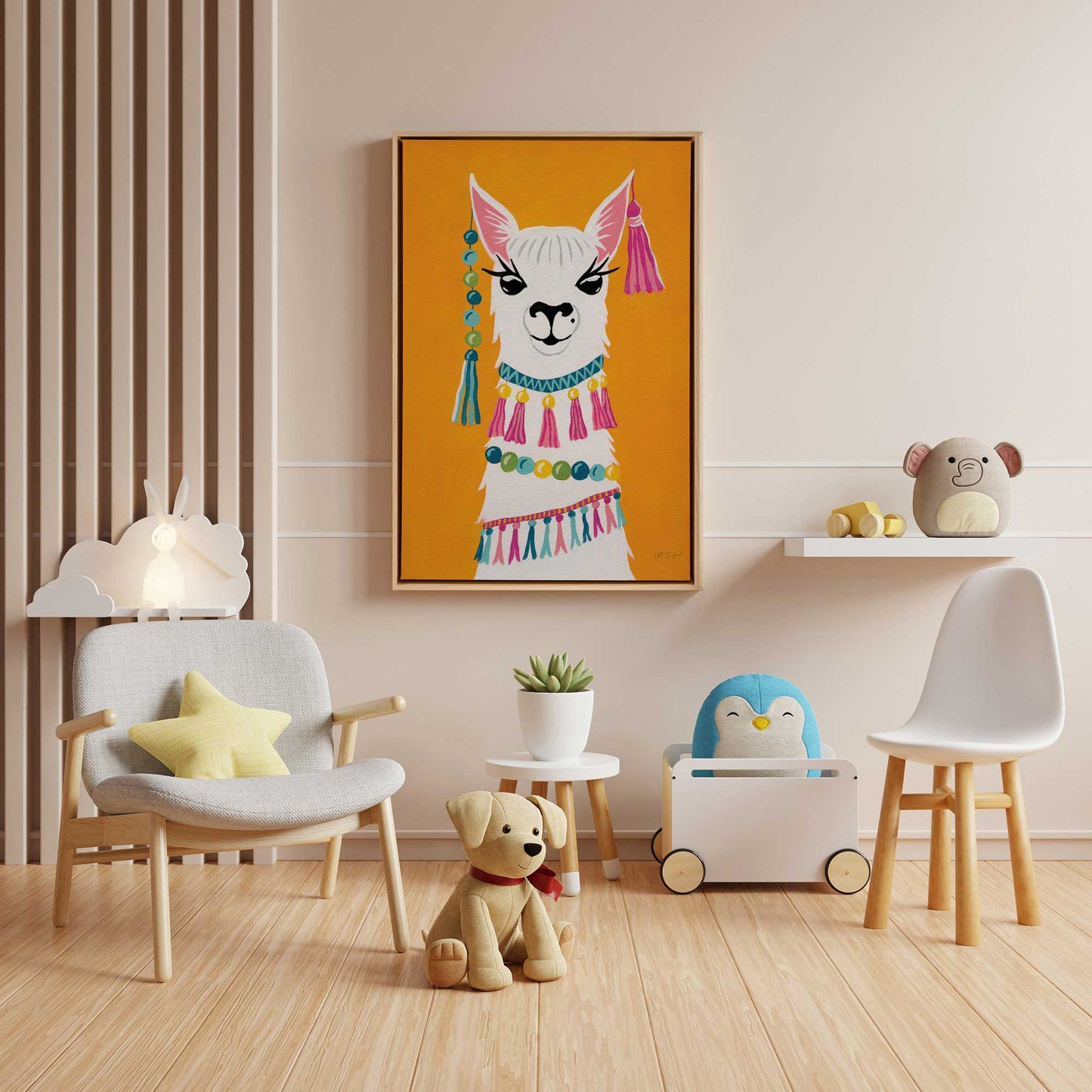 Picture of art in a room