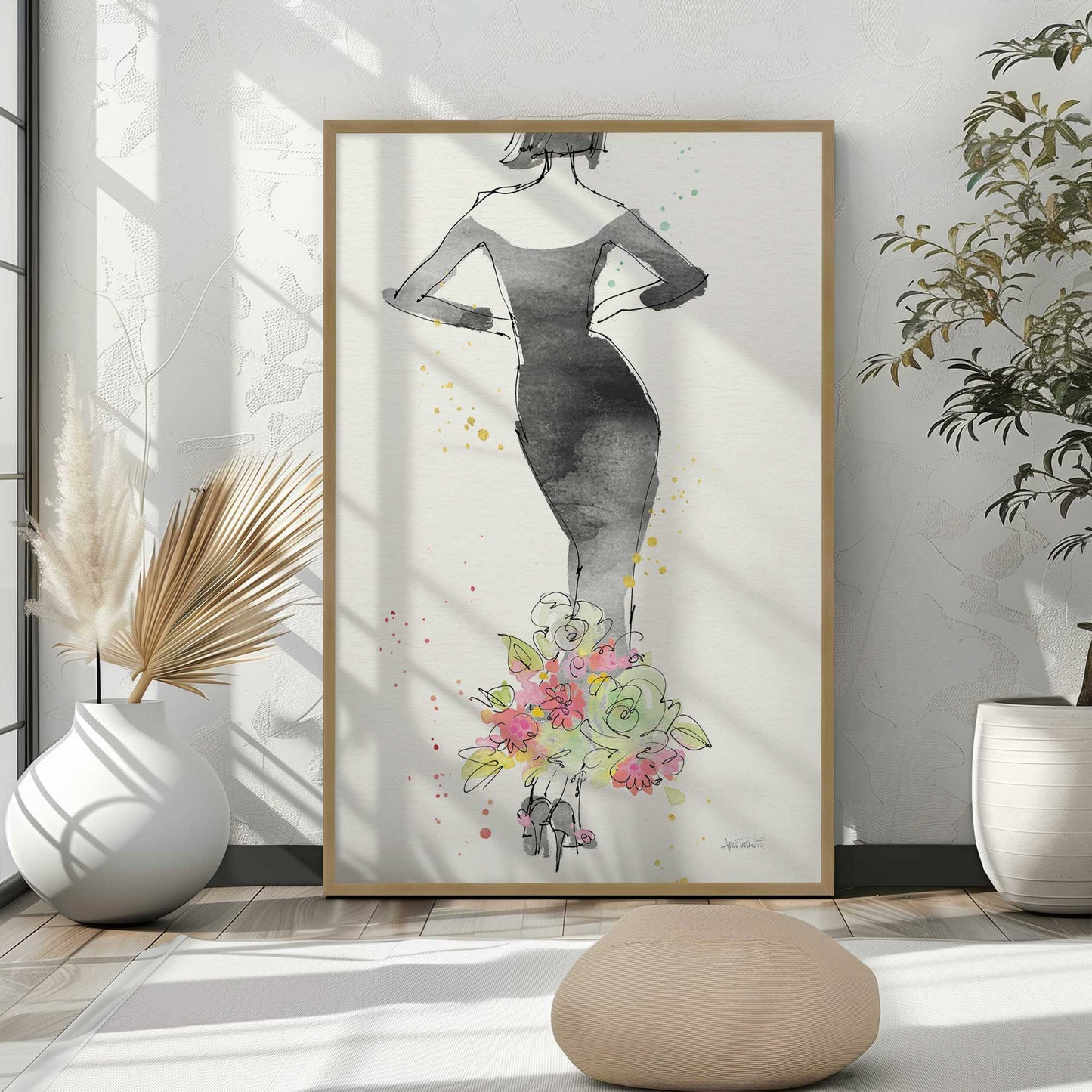 Picture of art in a room
