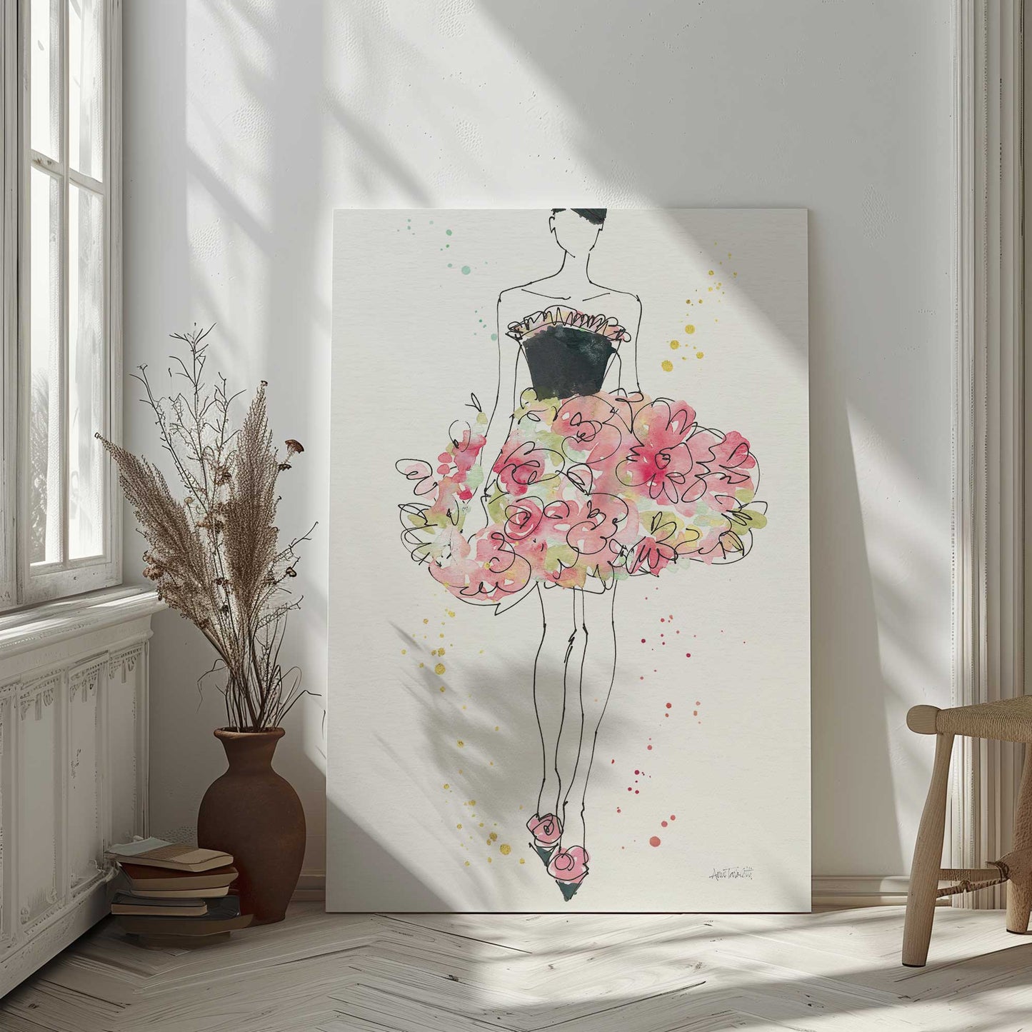 Picture of art in a room