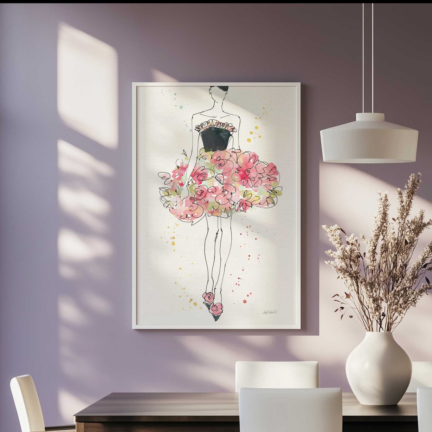 Picture of art in a room