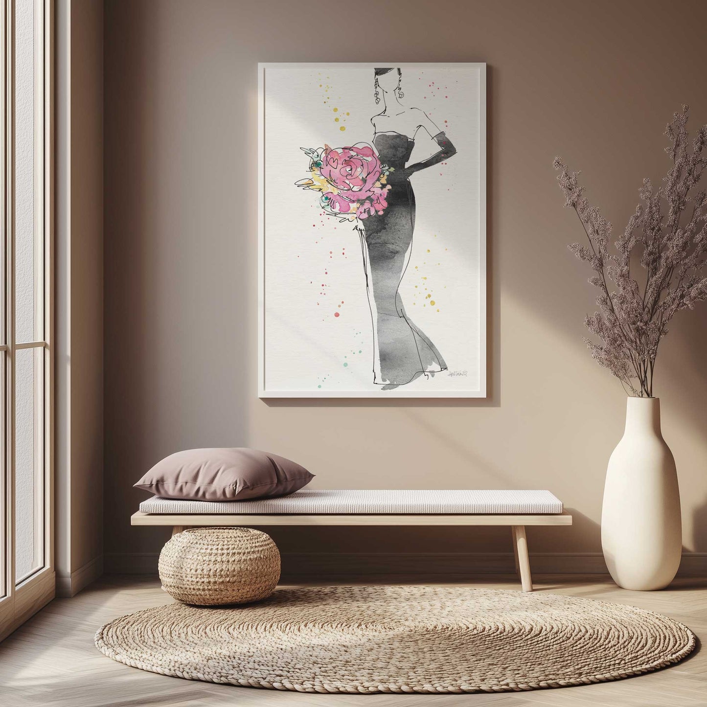 Picture of art in a room