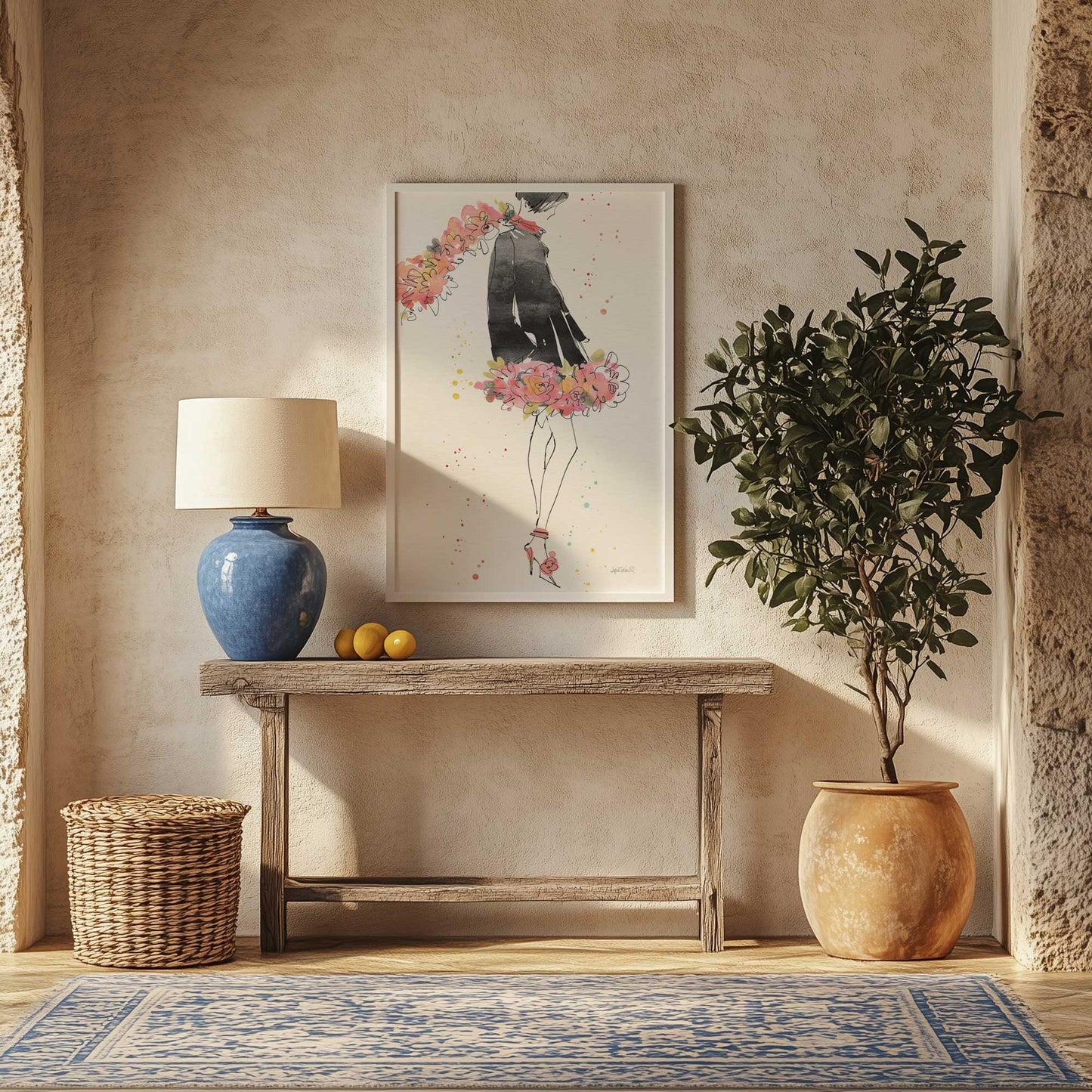 Picture of art in a room