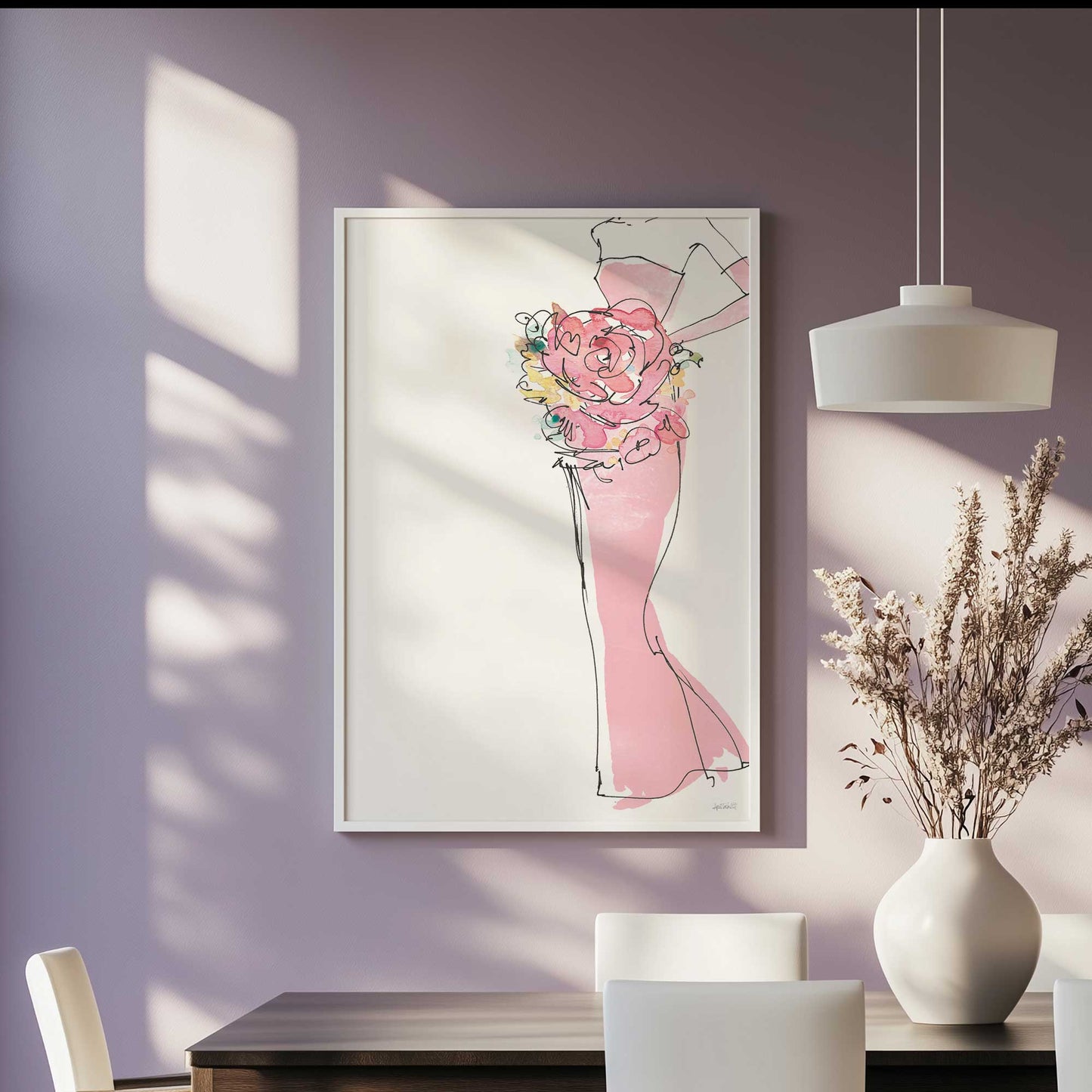 Picture of art in a room