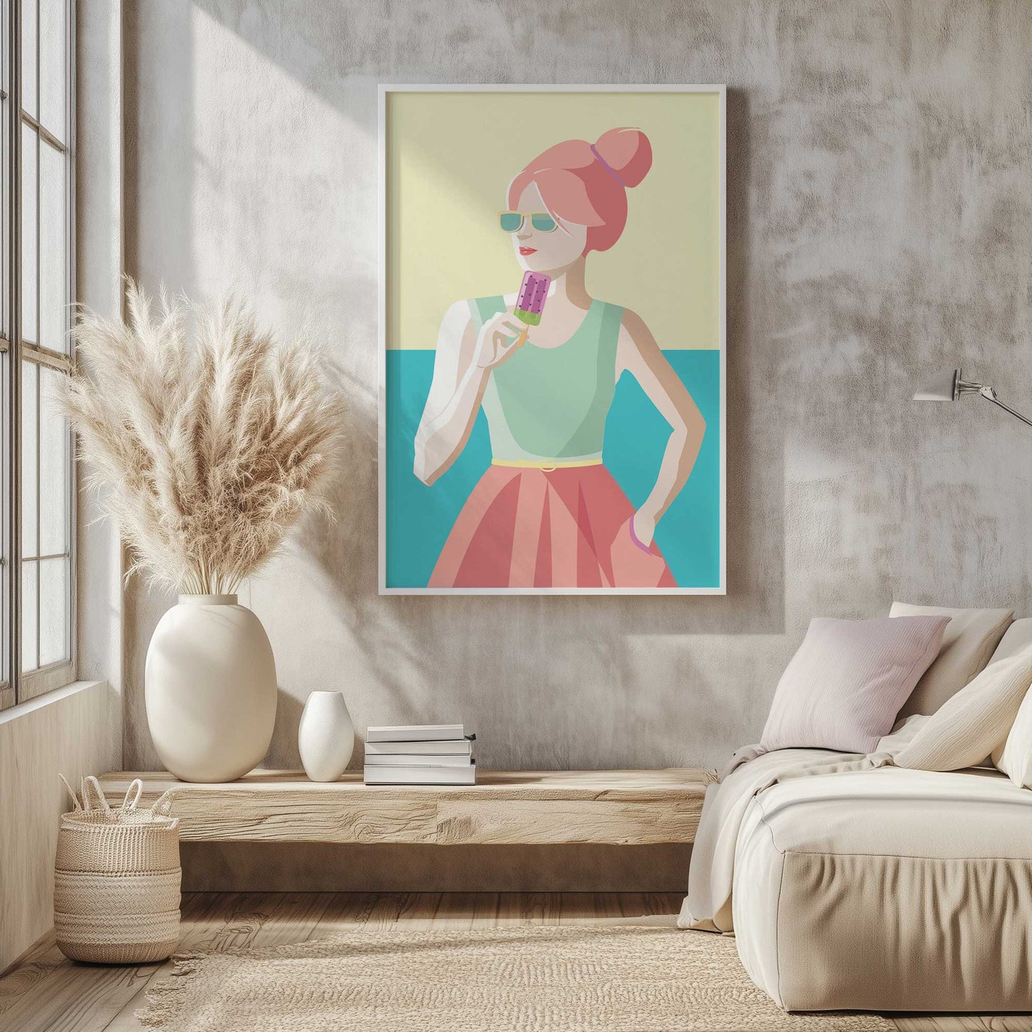 Picture of art in a room