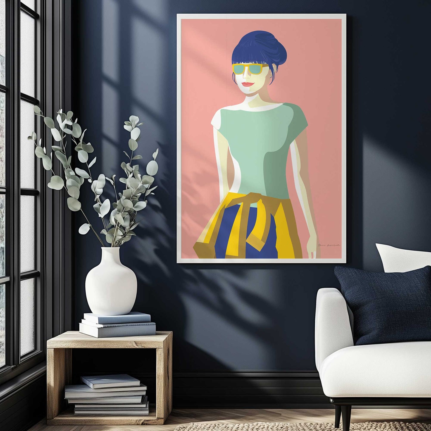 Picture of art in a room