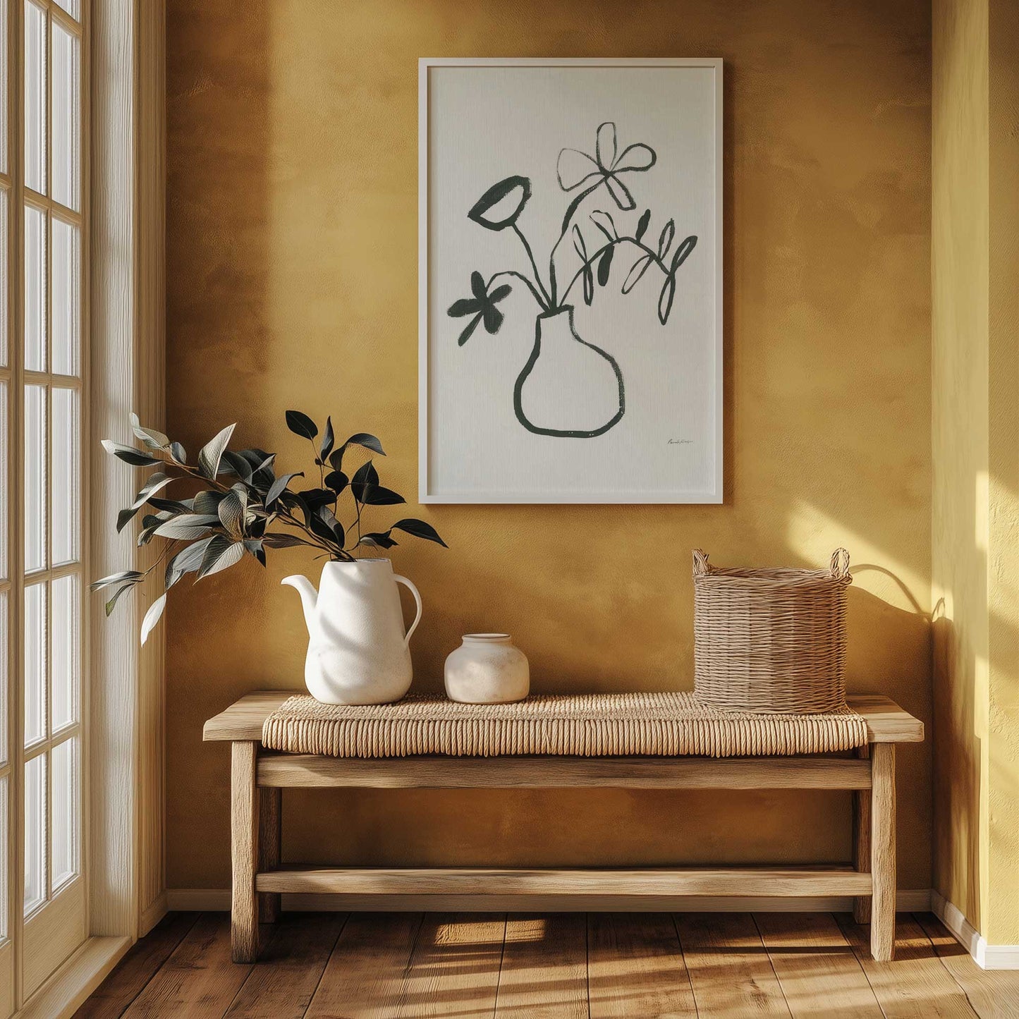 Picture of art in a room