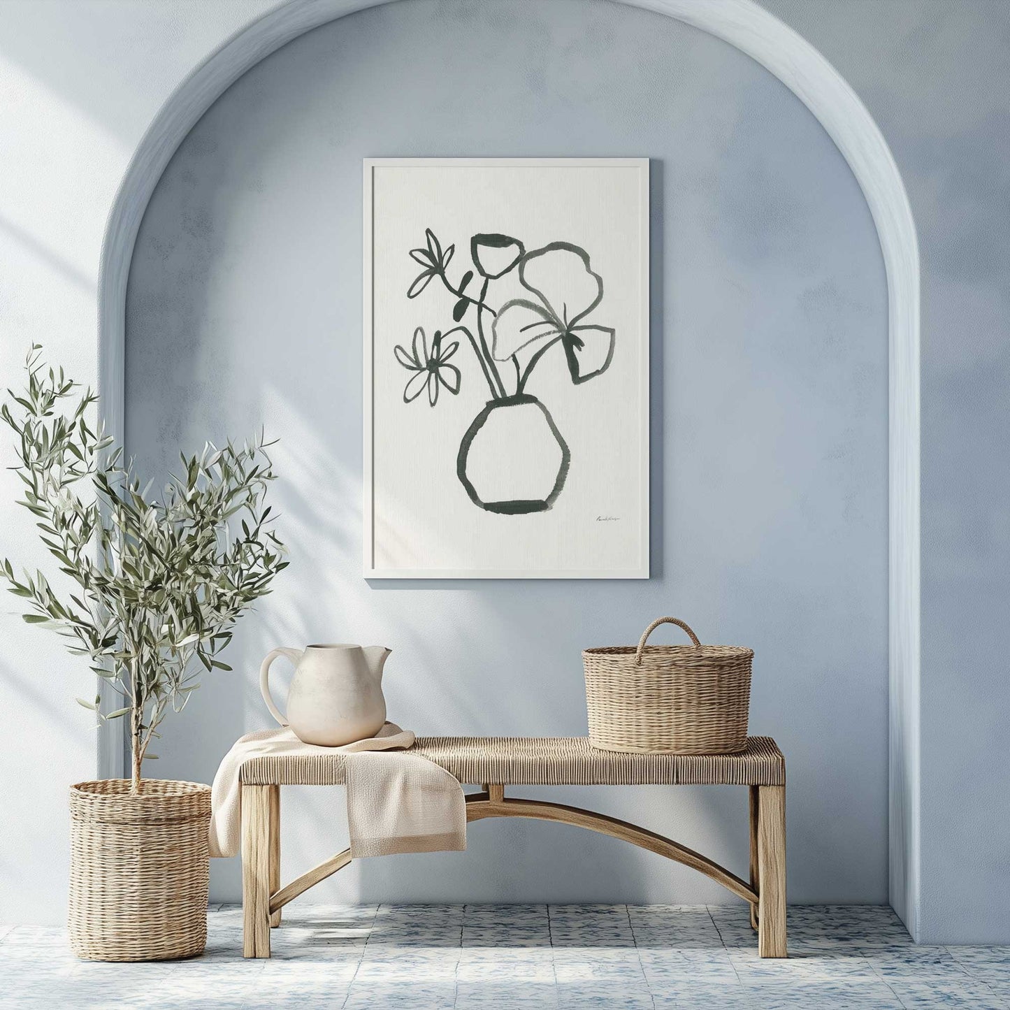 Picture of art in a room