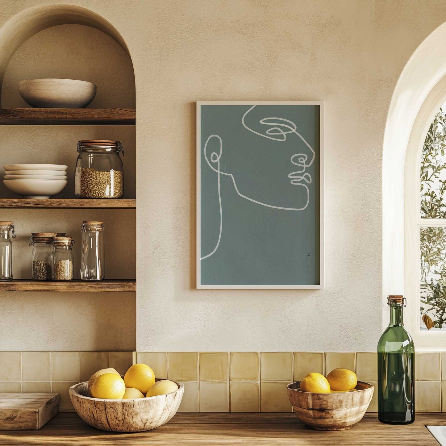 Picture of art in a room