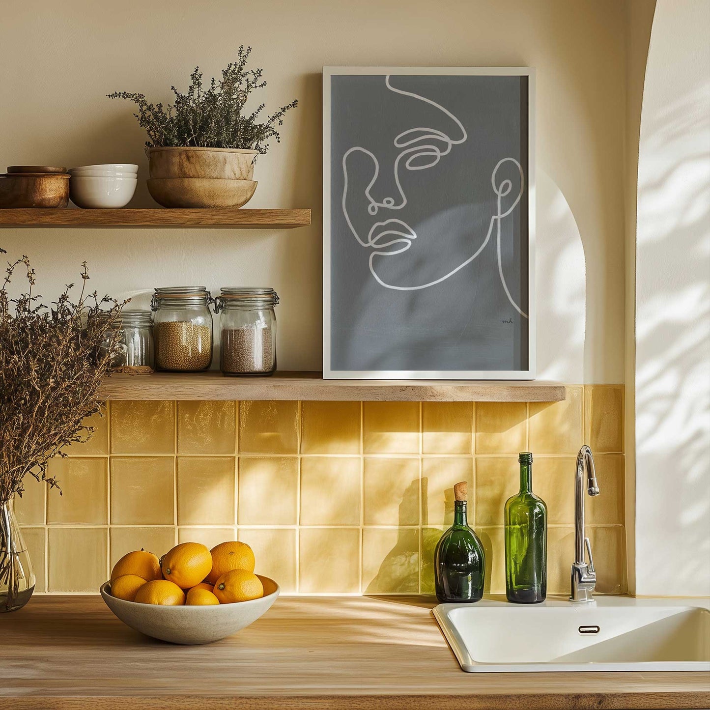 Picture of art in a room