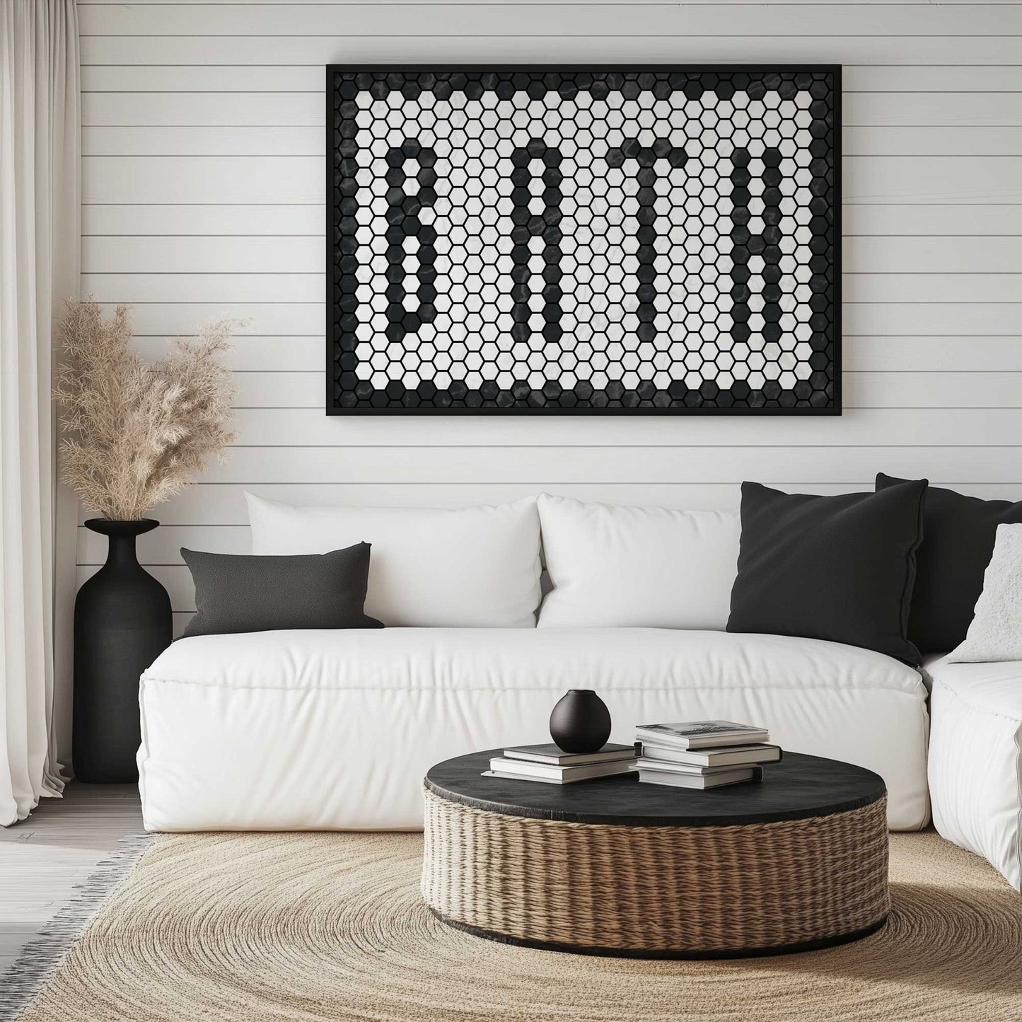 Picture of art in a room