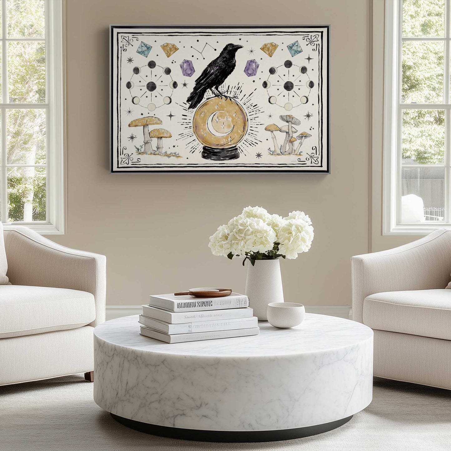 Picture of art in a room