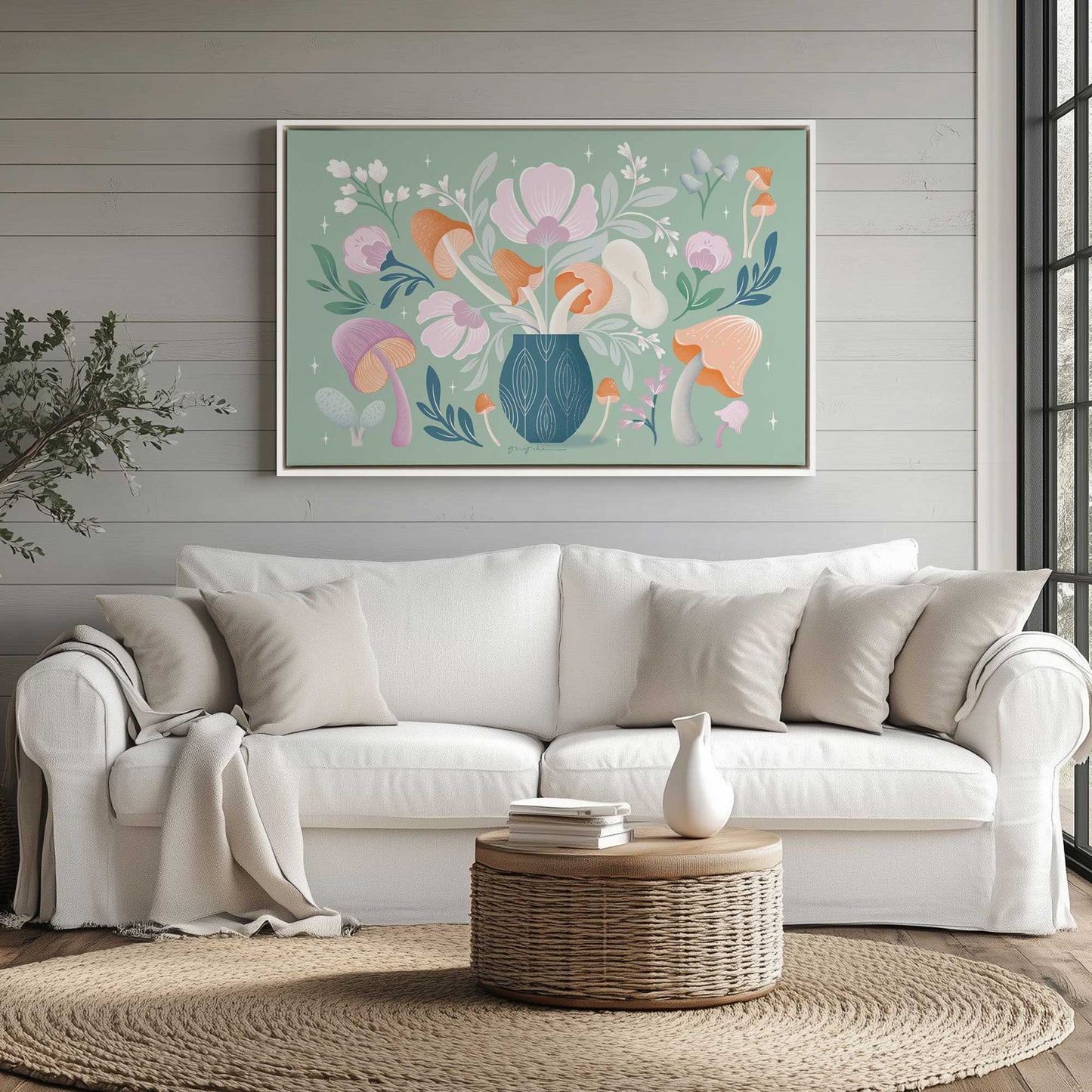 Picture of art in a room