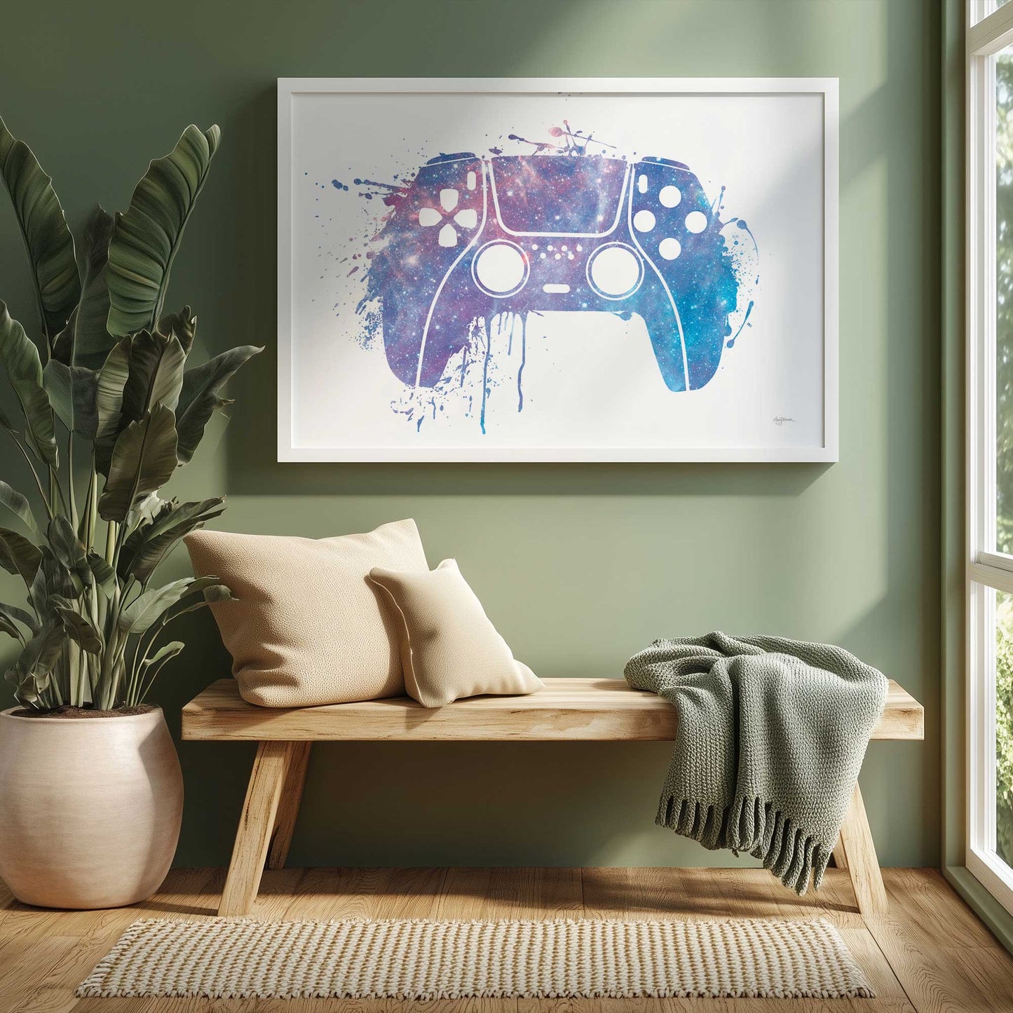 Picture of art in a room