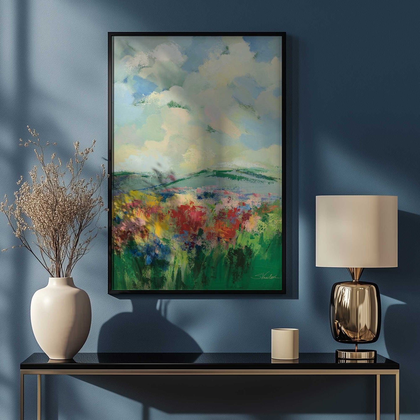 Picture of art in a room