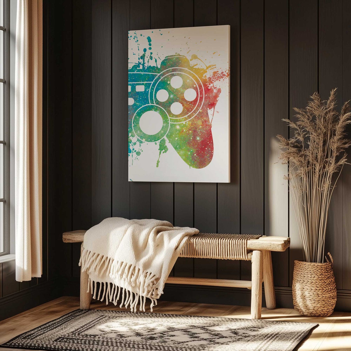 Picture of art in a room