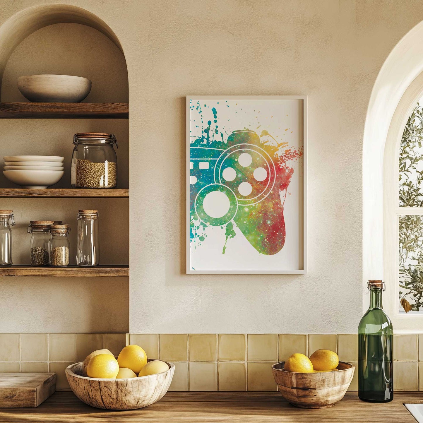 Picture of art in a room