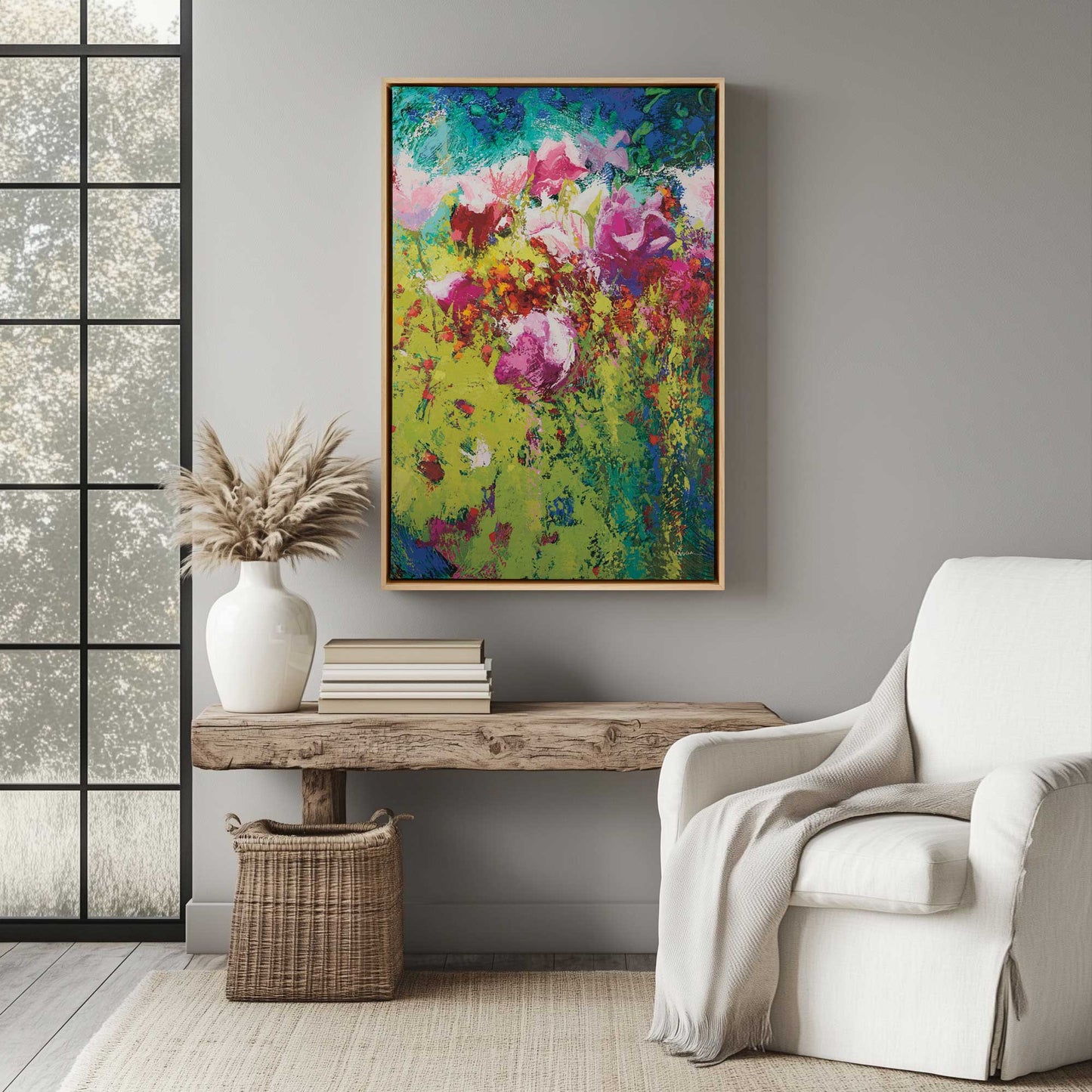Picture of art in a room