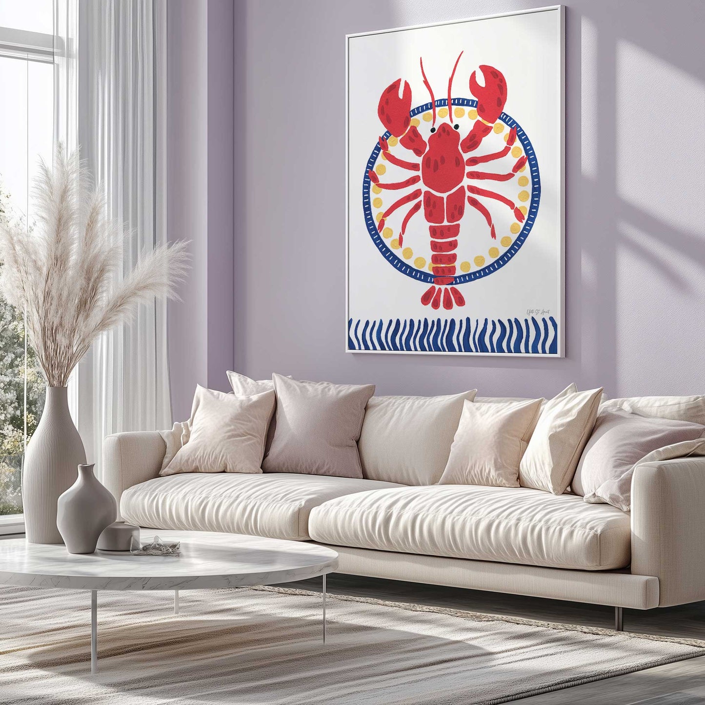 Picture of art in a room