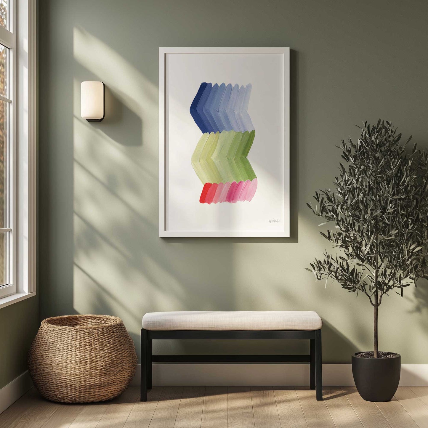 Picture of art in a room
