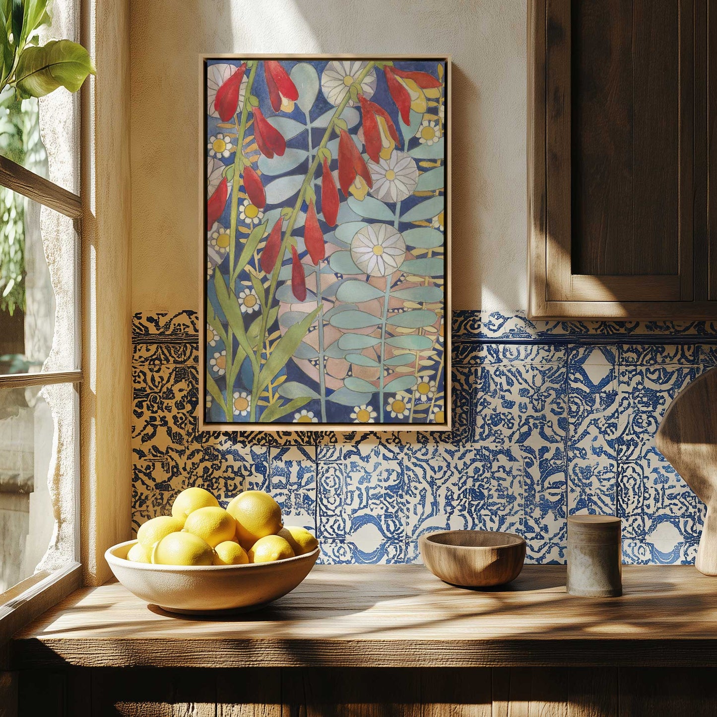 Picture of art in a room