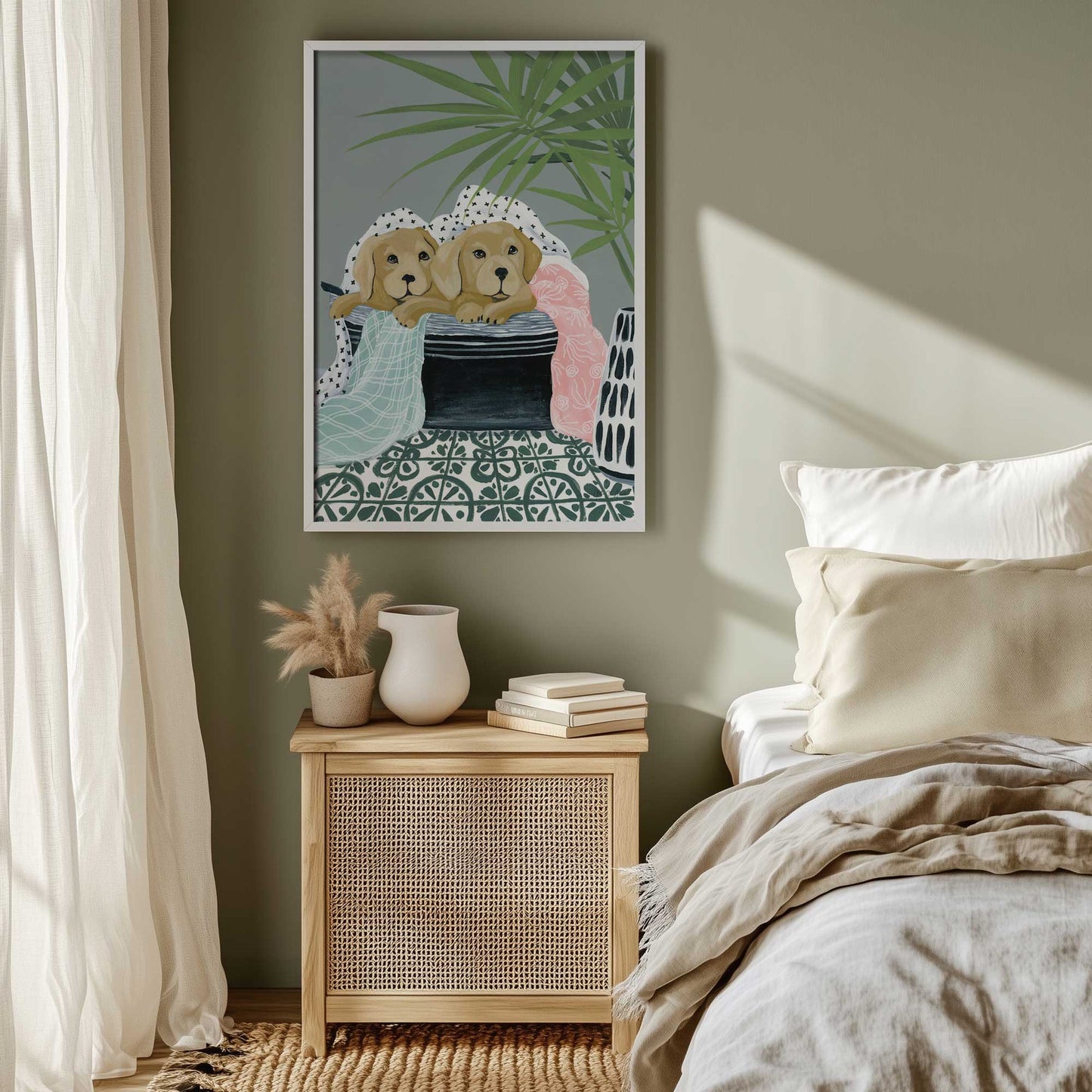 Picture of art in a room