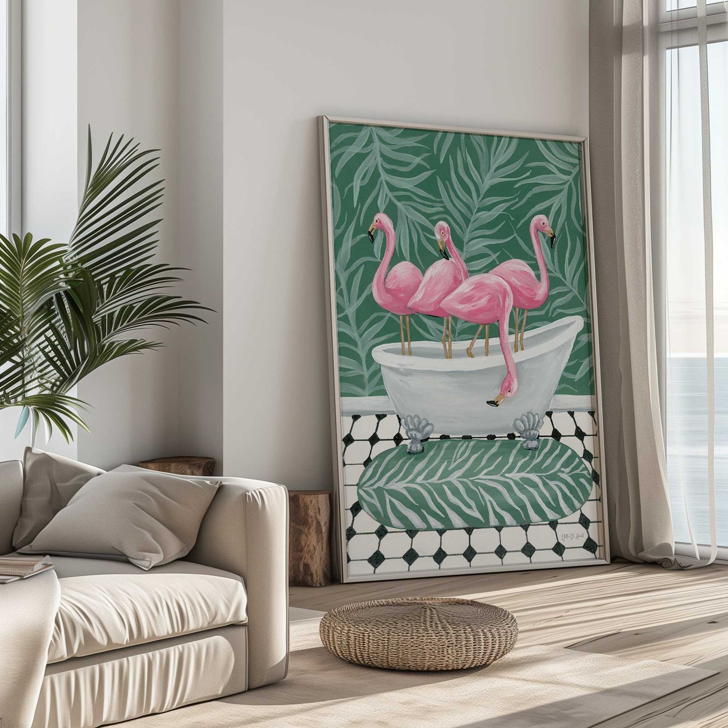 Picture of art in a room