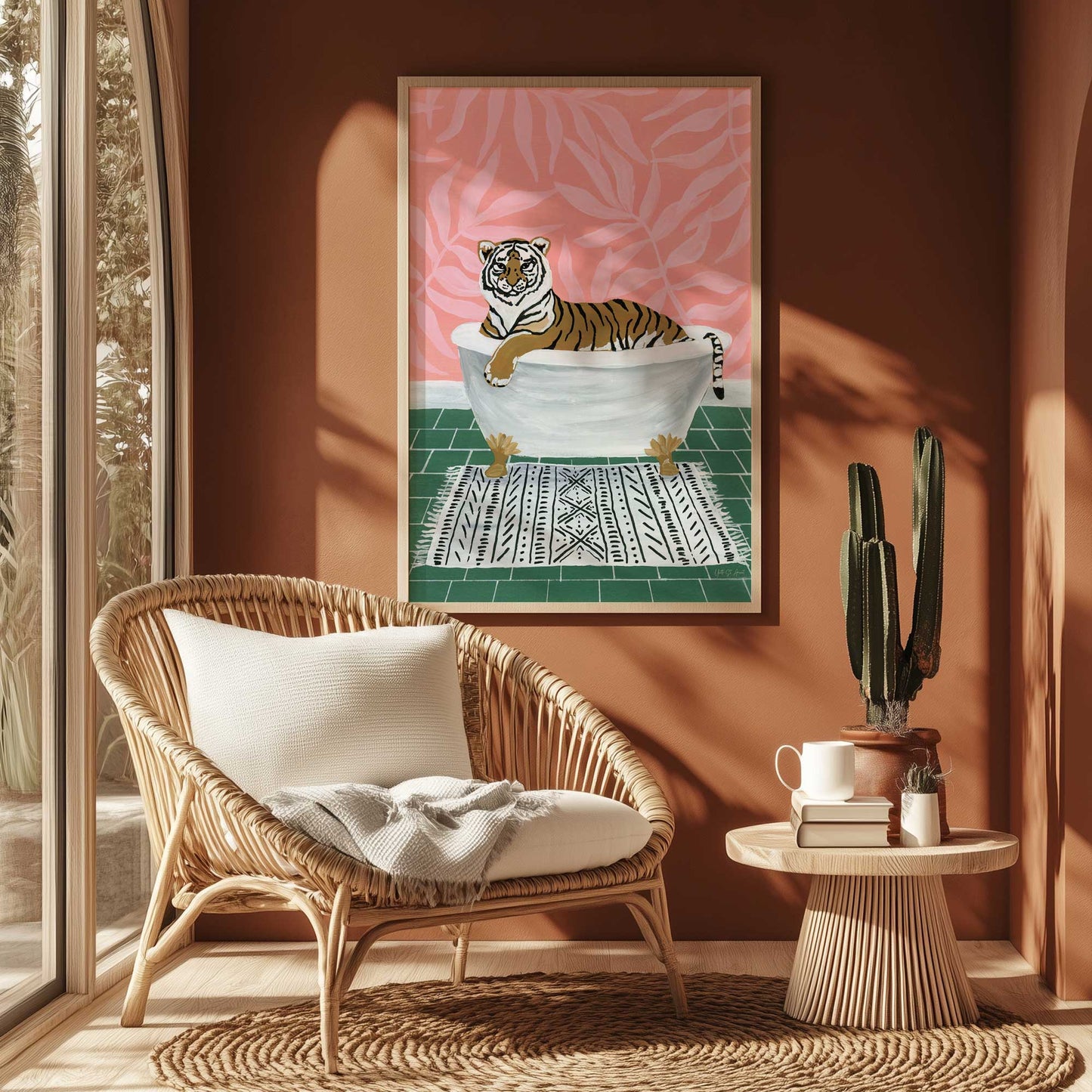 Picture of art in a room