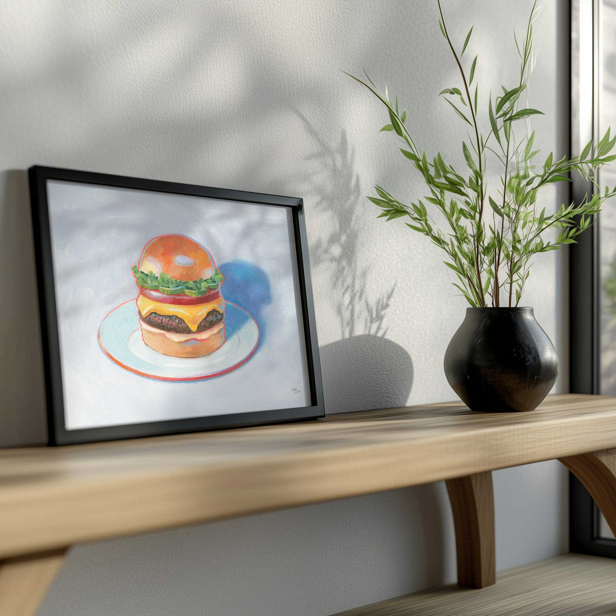 Picture of art in a room