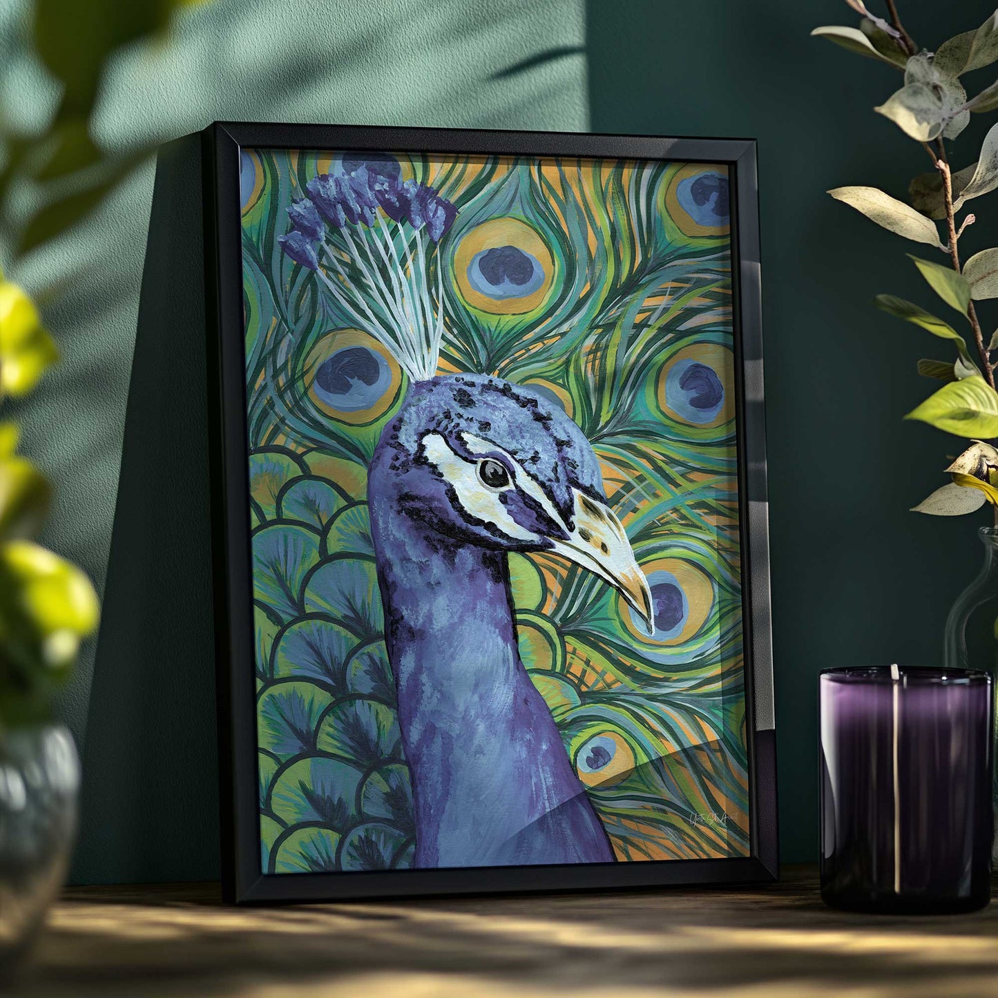 Picture of art in a room