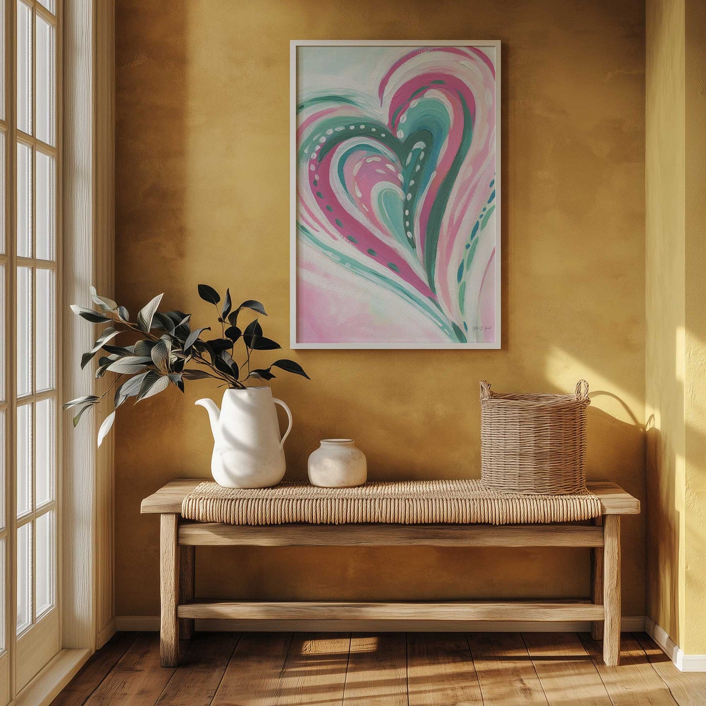 Picture of art in a room