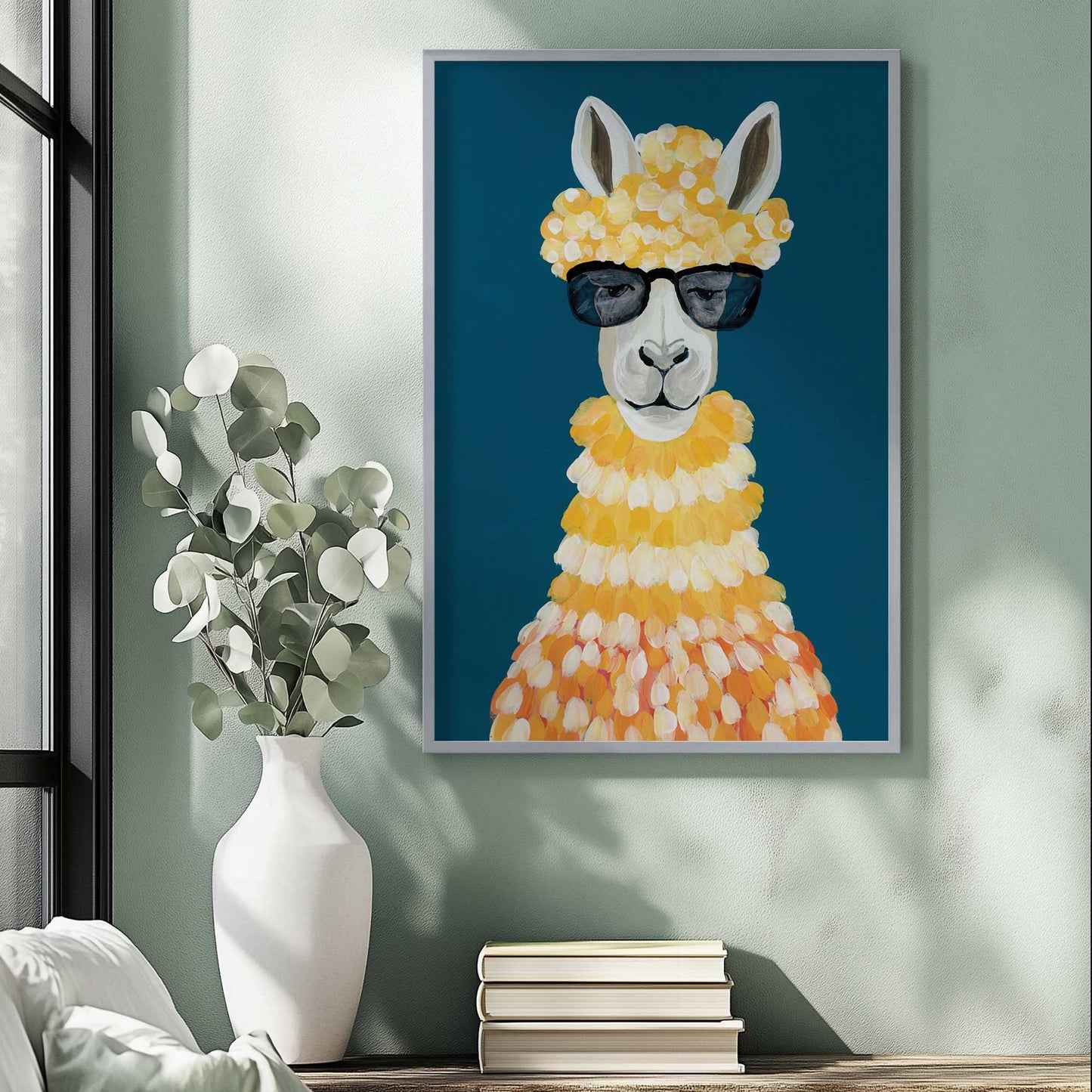 Picture of art in a room