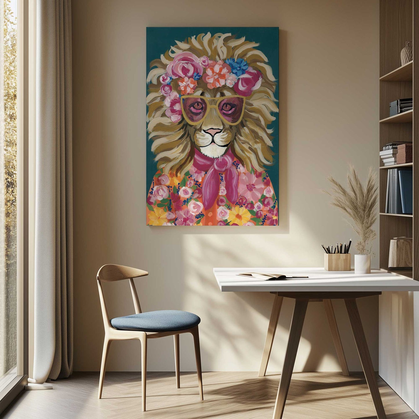 Picture of art in a room