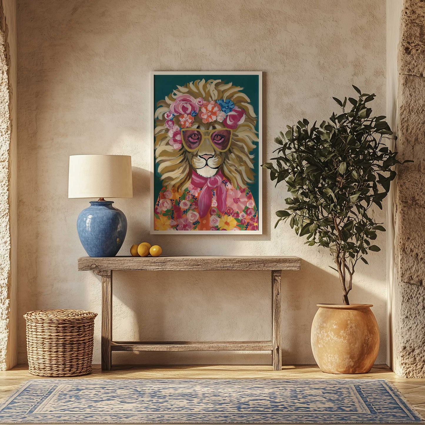 Picture of art in a room