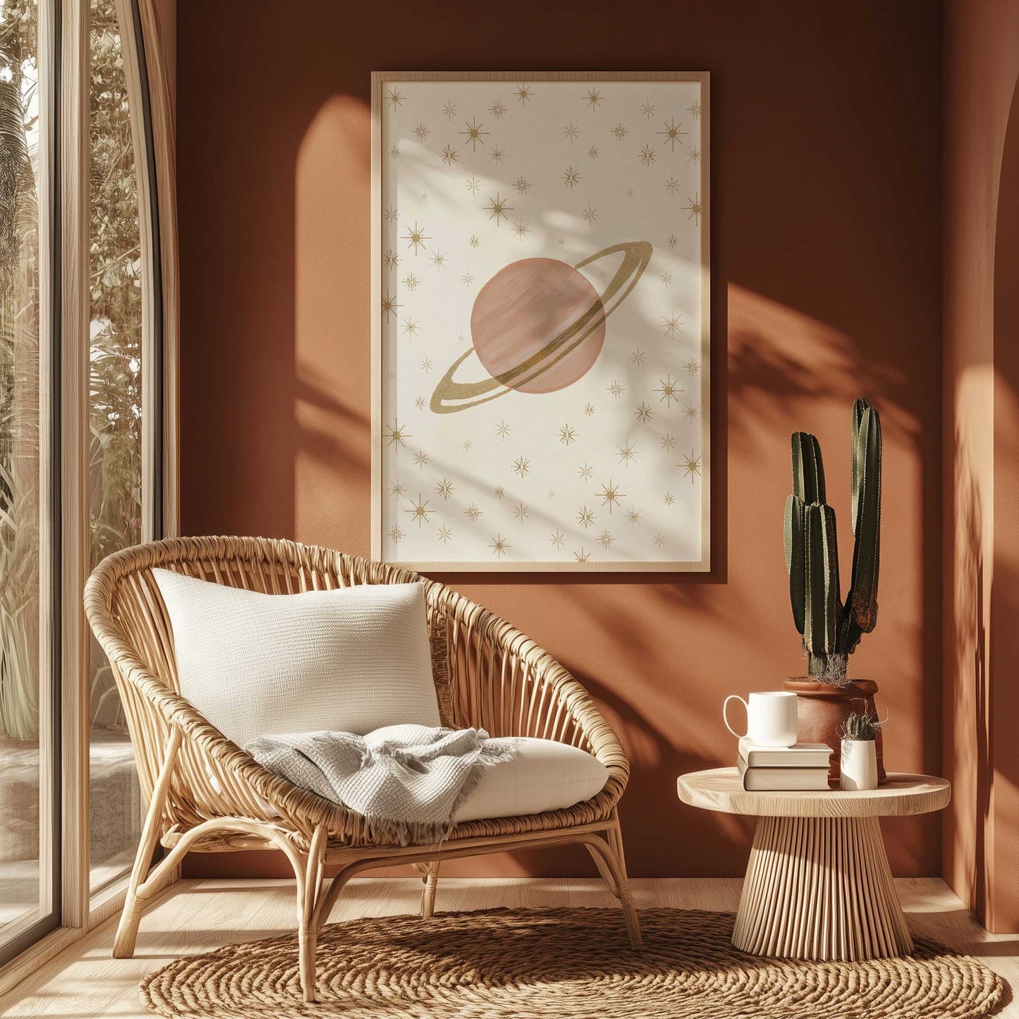 Picture of art in a room