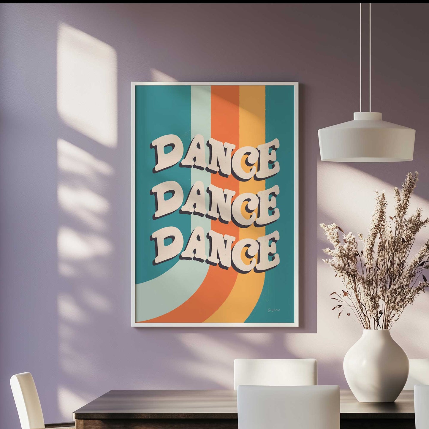 Picture of art in a room