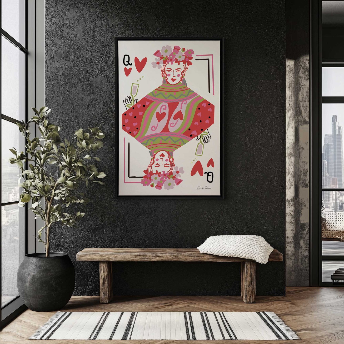 Picture of art in a room