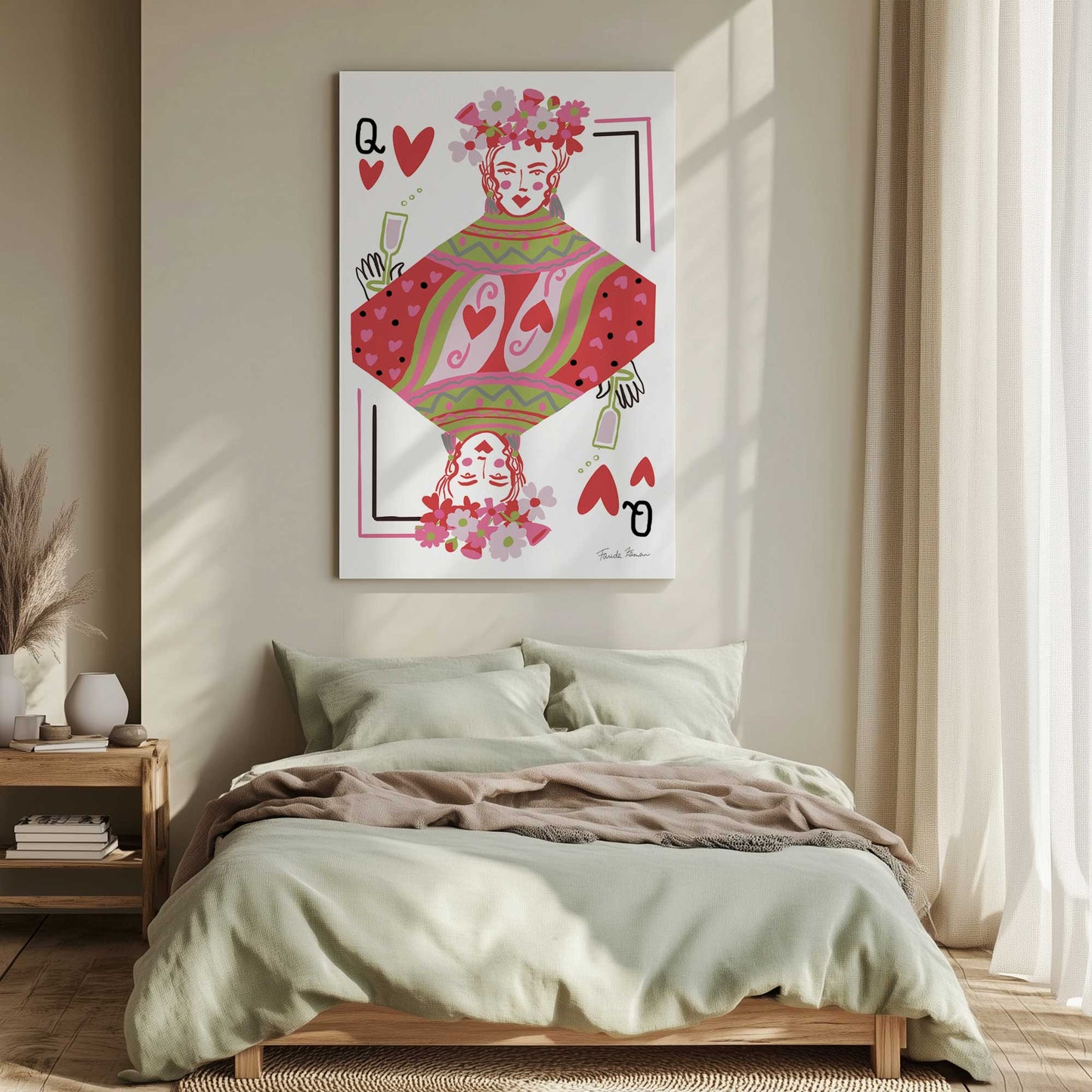 Picture of art in a room