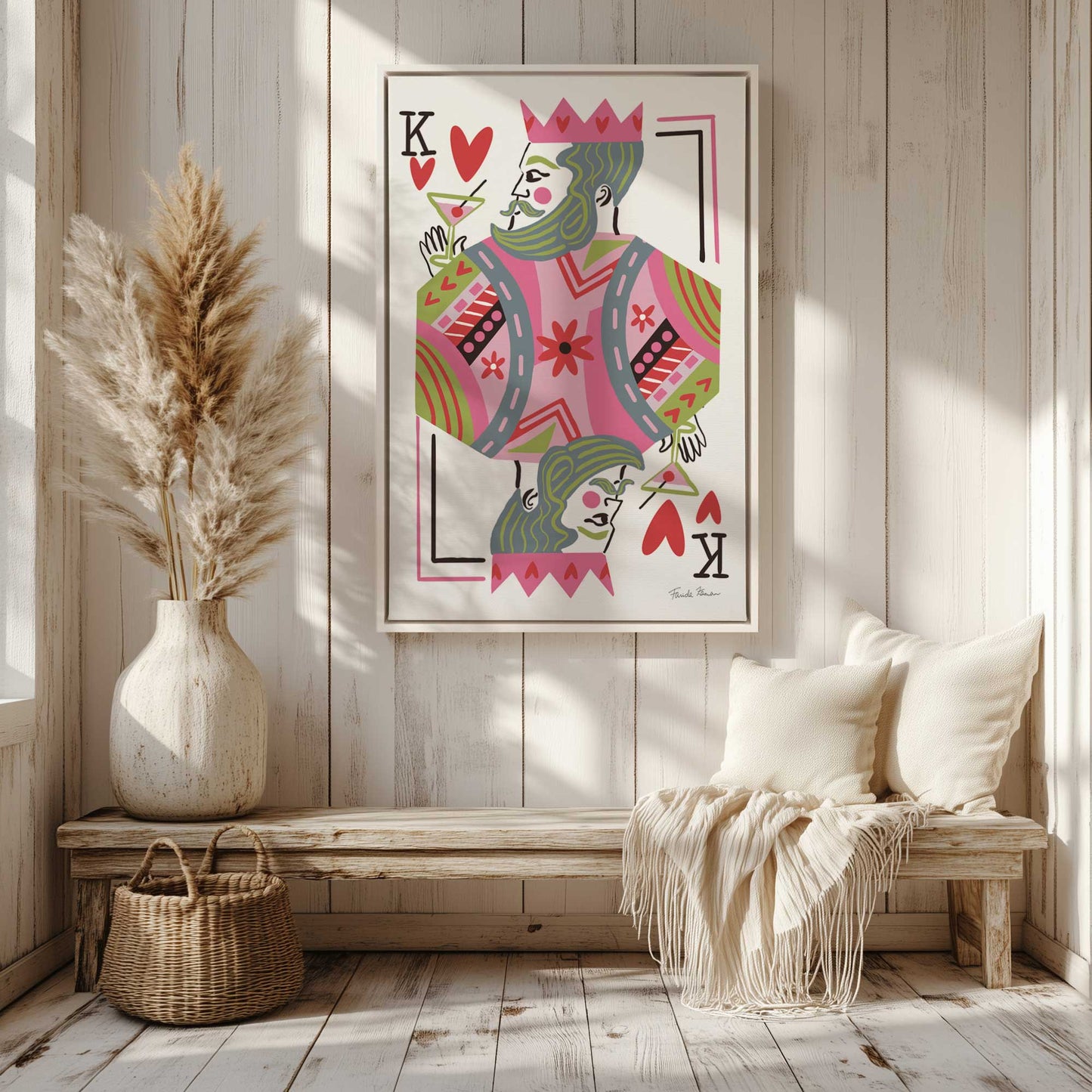 Picture of art in a room