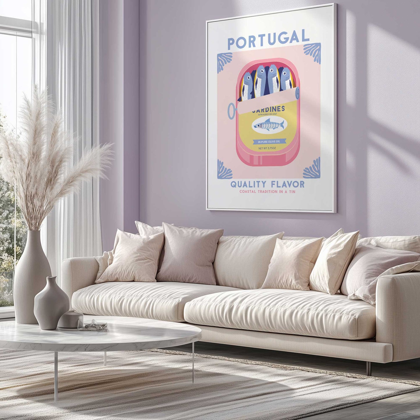 Picture of art in a room