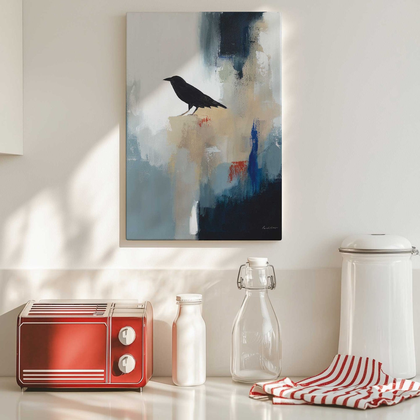 Picture of art in a room