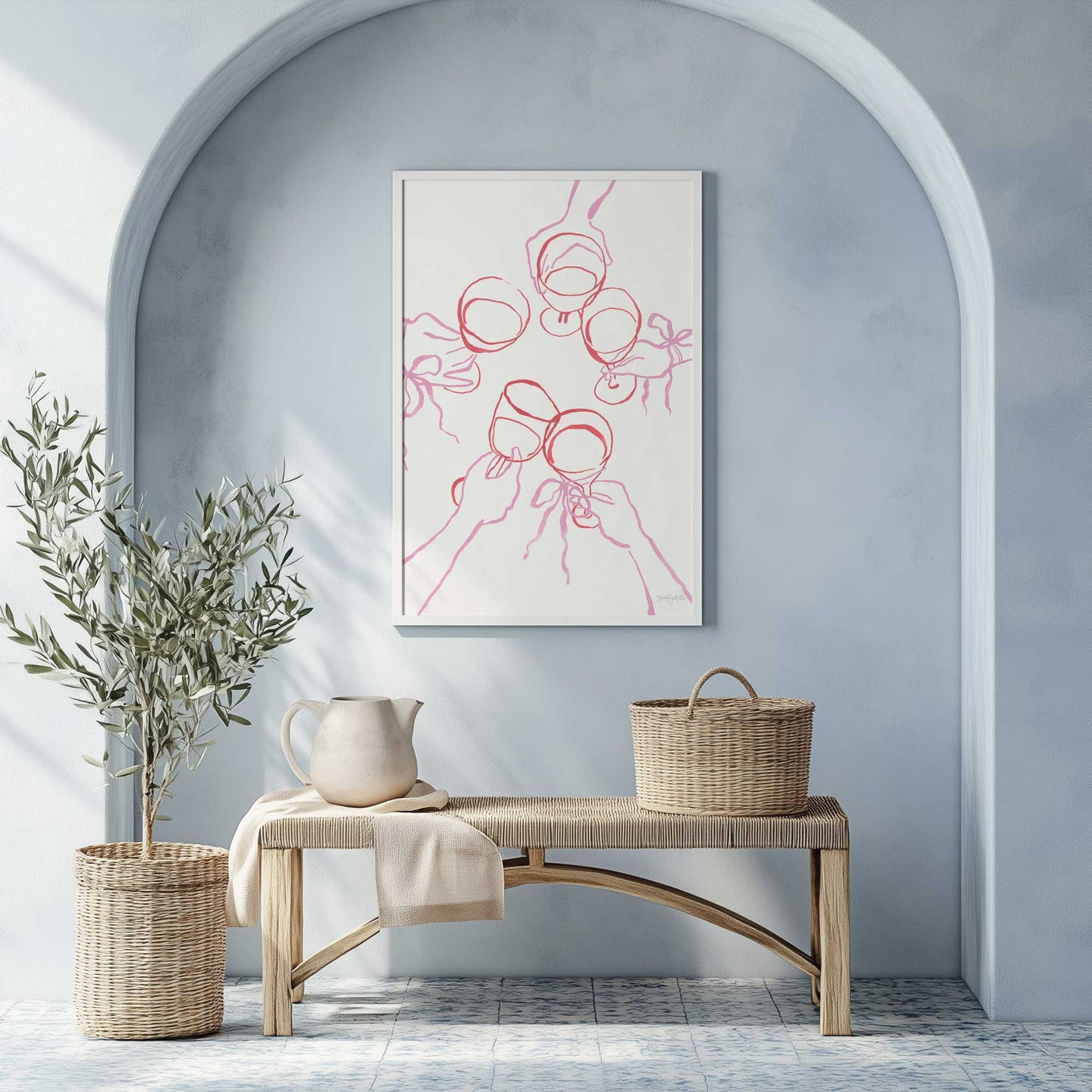 Picture of art in a room