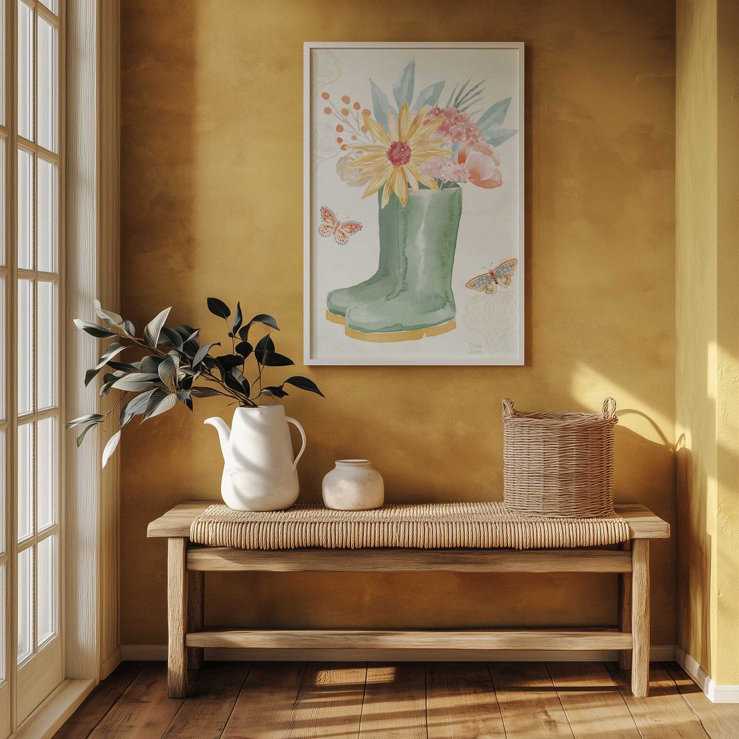Picture of art in a room