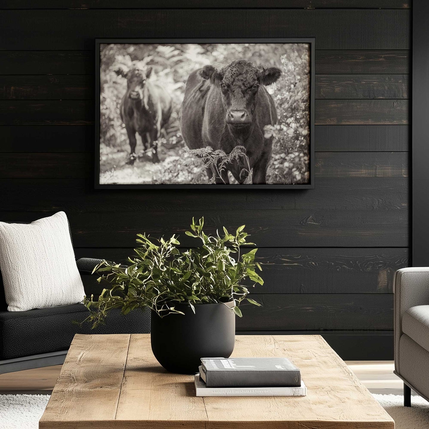 Picture of art in a room