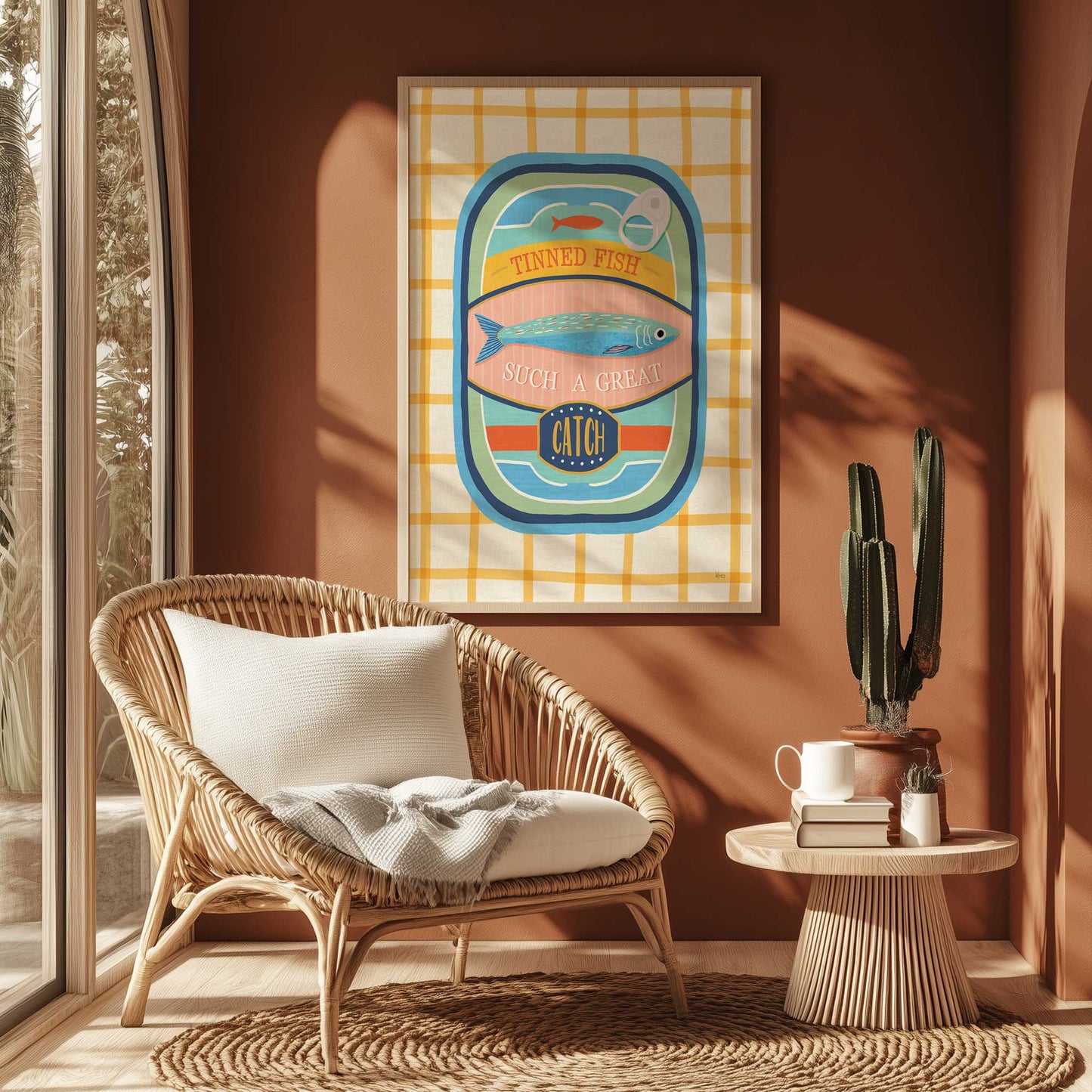 Picture of art in a room