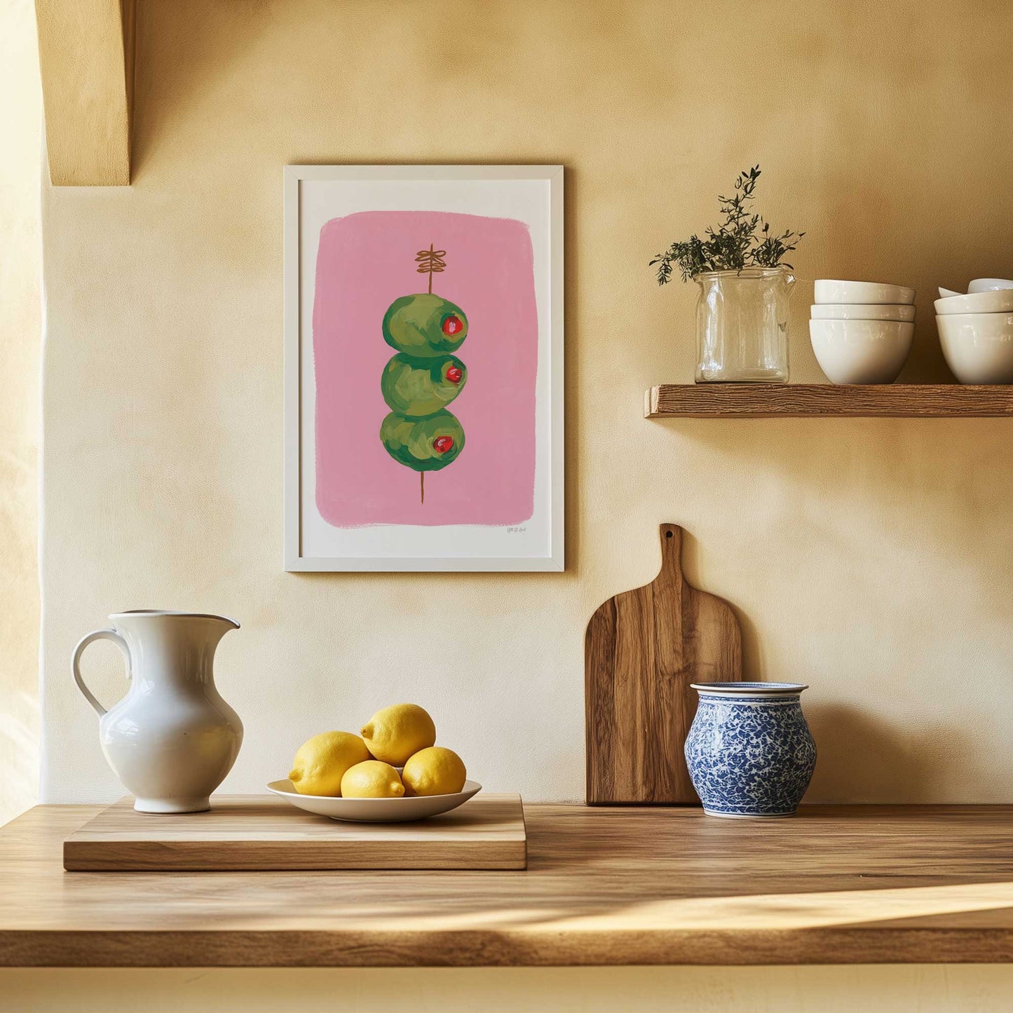 Picture of art in a room