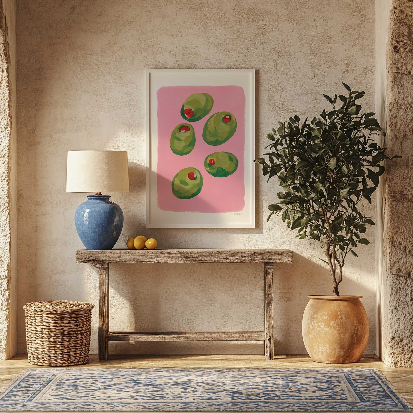 Picture of art in a room