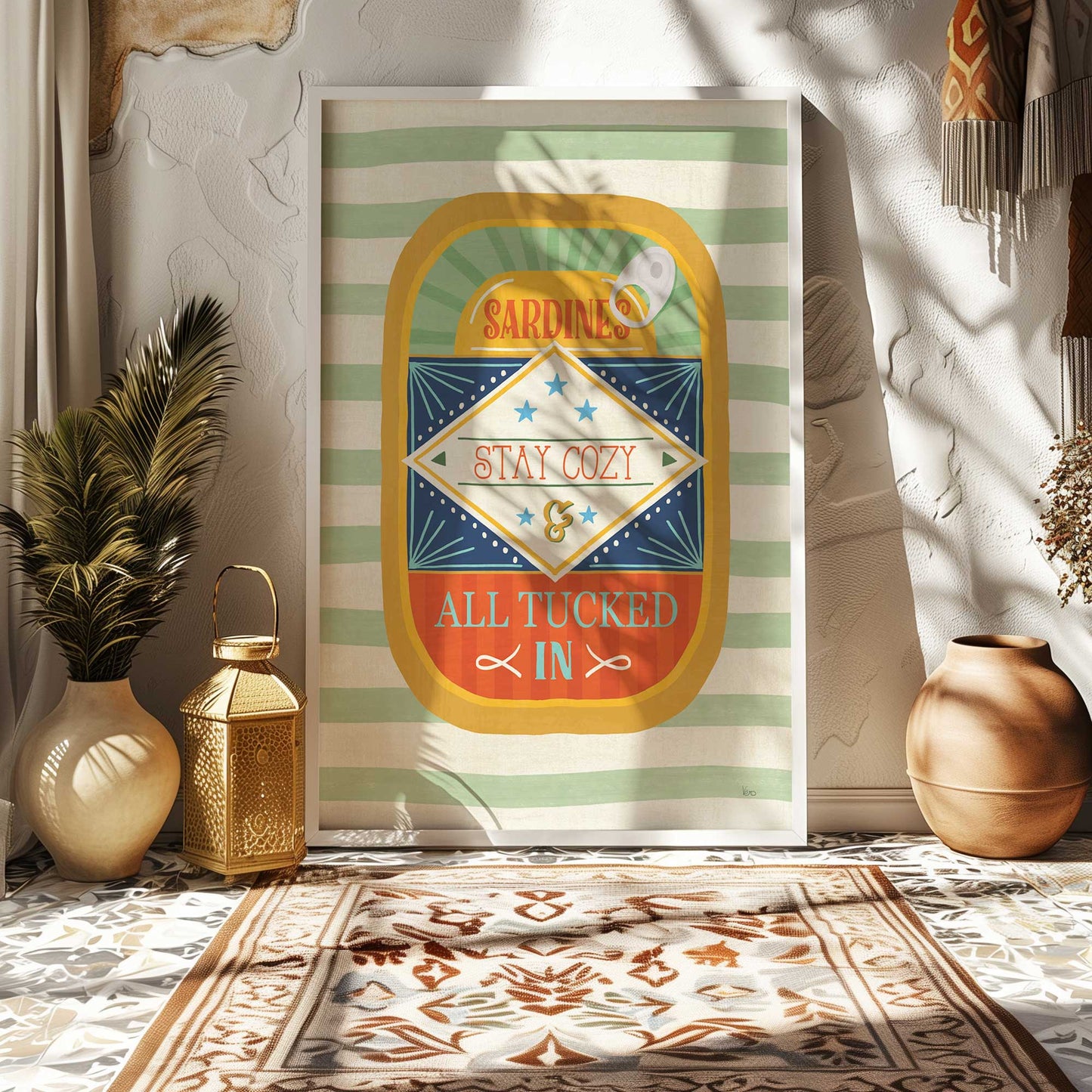 Picture of art in a room