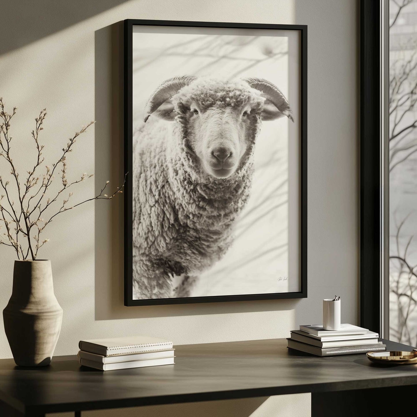 Picture of art in a room