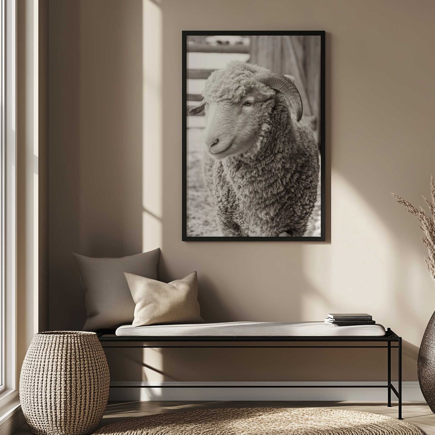 Picture of art in a room